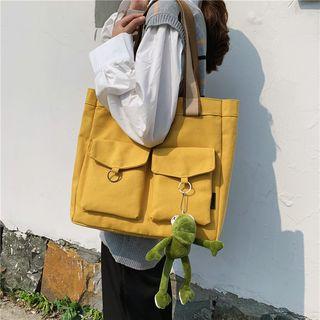 Plain Applique Tote Bag