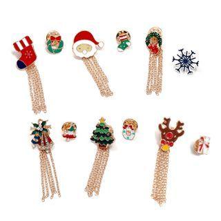 Christmas Asymmetrical Earring (various Designs)