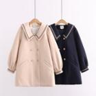 Sailor Collared Double-breasted Coat