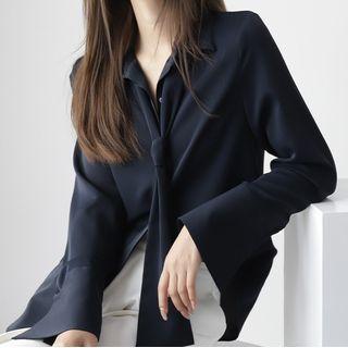 Chiffon Short Sleeves Blouse