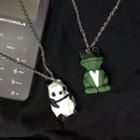 Panda & Frog Pendant Chain Necklace