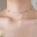 925 Sterling Silver Bead Necklace As Shown In Figure - One Size