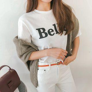 Bella Letter Short-sleeve T-shirt