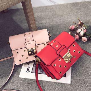Eyelet Detail Crossbody Bag
