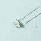 Gift Box Necklace Silver - One Size