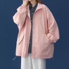 Applique Two Way Tie Dye Jacket