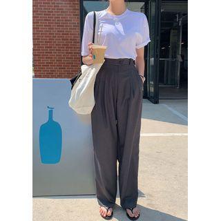 Baggy-fit Summer Dress Pants