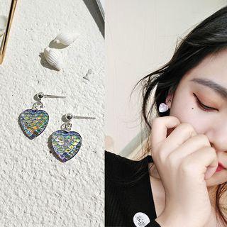 Glitter Drop Earring