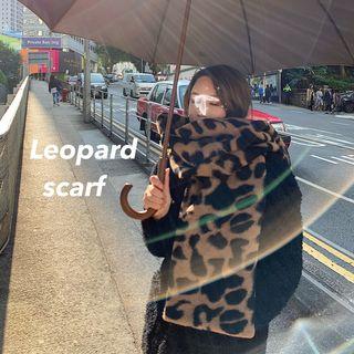 Leopard-print Scarf Leopard - One Size