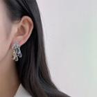 Rain Cloud Resin Alloy Fringed Earring 1 Pair - Silver & Blue & Yellow - One Size