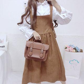 Frill-trim Shirt / Midi Jumper Dress