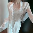 Halter Lace Top / Light Jacket