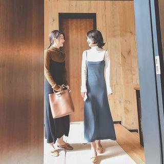 Spaghetti-strap Maxi Knit Dress