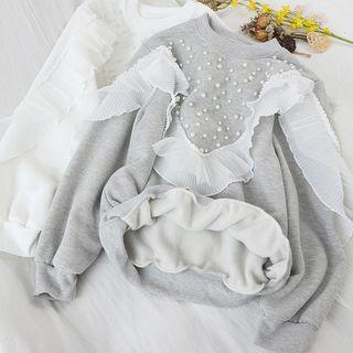 Round-neck Ruffle Top