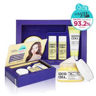 Holika Holika - Good Cera Super Ceramide Cream Set: Cream 60ml + 20ml + Toner 20ml + Emulsion 20ml 4pcs