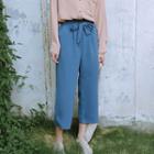 Tie-waist Capri Pants