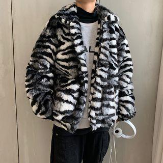Furry Tiger Zip Jacket