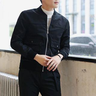 Dual-pocket Baseball Jacket