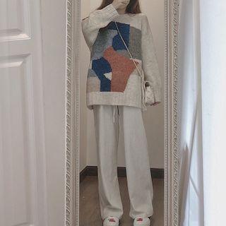 Sweater / Wide Leg Pants / Set