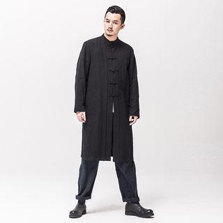 Chinese-style Frog-button Long Jacket