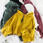 Loose-fit Long-sleeve Hooded Top