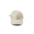Lace Up Panel Baseball Cap Blue & Beige - One Size