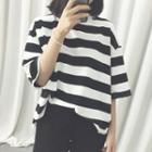 Rugby Stripe Short-sleeved T-shirt