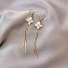Flower Drop Earring E2334 - Tassel - One Size