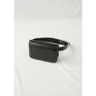 Two-way Croc Grain Belt Bag Black - One Size