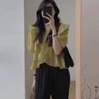 Short-sleeve Blouse / Wide Leg Pants / Shorts