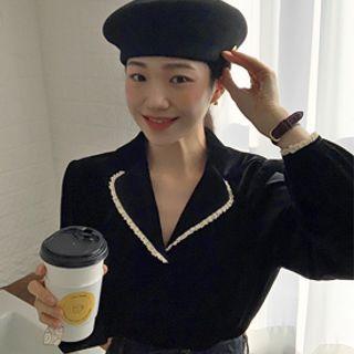 Pure Wool Beret Black - One Size