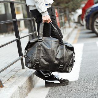 Faux Leather Carry All Bag