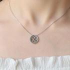 Button Pendent Necklace As Shown In Figure - One Size