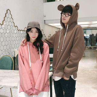 Couple Matching Bear Ear Hooded Pullover