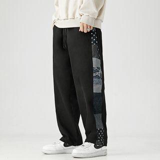 High-waist Panel Sweatpants