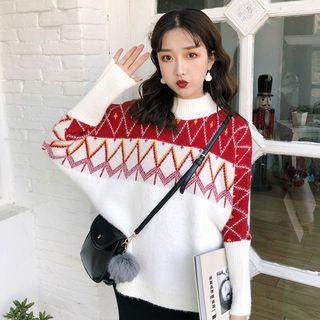 Check Loose-fit Sweater