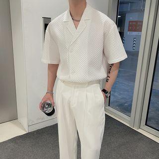 Short-sleeve Quilted Shirt