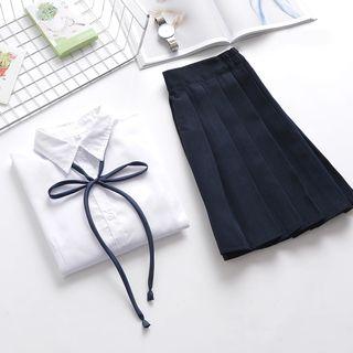 Set: Shirt + Pleated Skirt