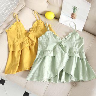 Ruffle V-neck Camisole Top