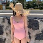 Strappy Pastel Swimsuit
