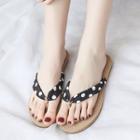 Printed Fabric Flip-flops