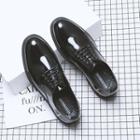 Genuine-leather Lace-up Patent Dress Shoes