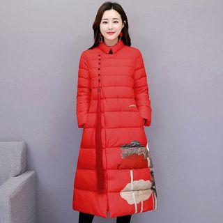 Printed Mid Padded Coat
