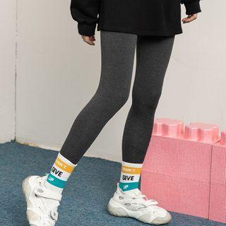 Set: Plain Leggings + Mini Skirt