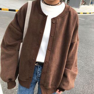 Single-breasted Lantern-sleeve Jacket
