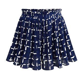 A-line Patterned Shorts