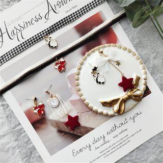 Non-matching Alloy Animal Dangle Earring (various Designs)