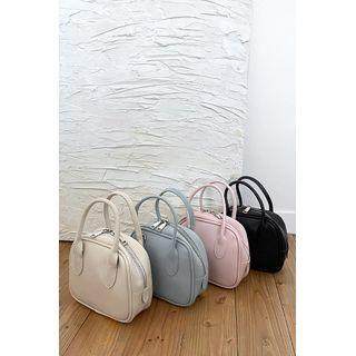Zipped Mini Tote Bag With Strap