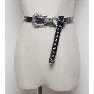 Star Studded Buckle Belt
