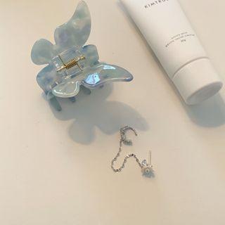 Flower Ear Cuff 1 Pc - Flower Ear Cuff - Silver - One Size